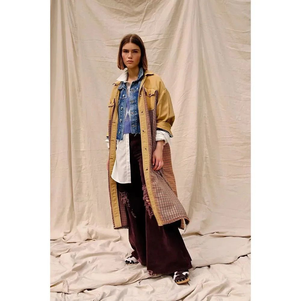 Free People Bentley Ombre Shirt Jacket